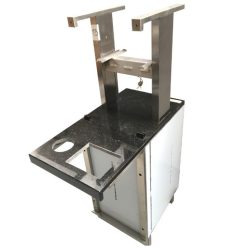   Pénztárpult gránitos fedlappal felépítménnyel üveg nélkül 420x800 mm