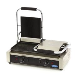 Ipari kontakt grill - MAXIMA MCG Dupla, bordázott