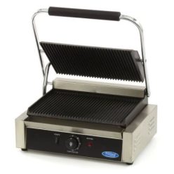 Ipari kontakt grill - MAXIMA MCG széles, Bordázott