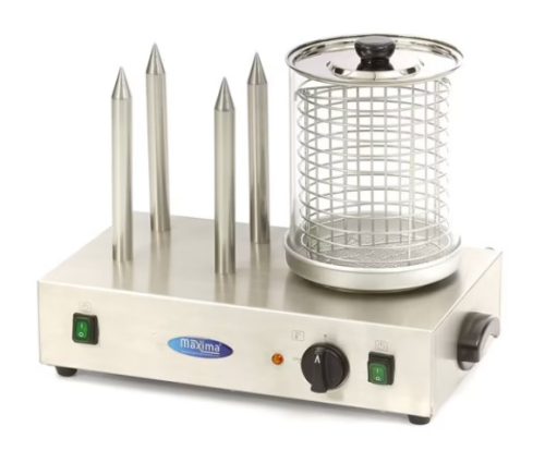 Hot dog készítő gép - Maxima 4 tüskés
