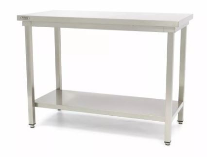 Rozsdamentes Munkaasztalok - Maxima munkaasztal alsó polccal 2000x700x850 mm