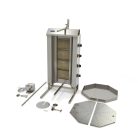 Gázüzemű Gyros Sütő - MAXIMA 4 Égős, Felső Motoros