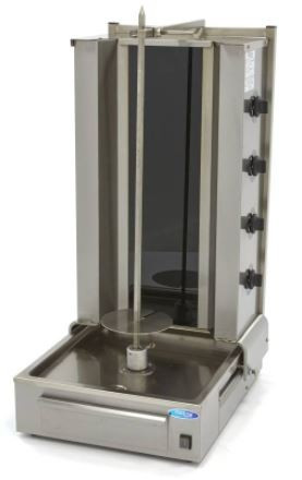 Elektromos Gyros Sütő - MAXIMA 4 Égős, Alsó Motoros