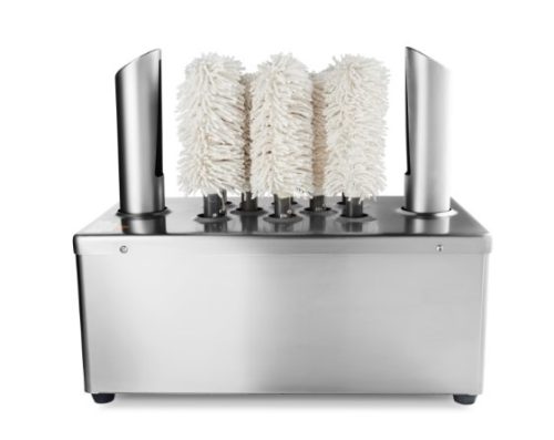 Pohár polírozó gép - Maxima 8 kefés 