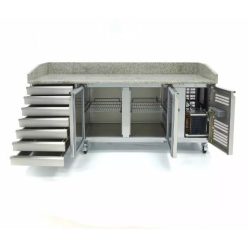   Pizzapult - Maxima 2 ajtóval 7 kelesztőfiókkal, 780 literes