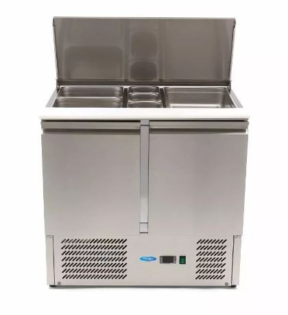 Salátahűtő - Maxima 2 ajtós 257 Liter