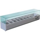 Feltéthűtő - Forcar pizza,GN1/3 edényekhez