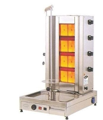 Gázüzemű Gyros sütő - Ozti 4
