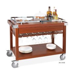 Kocsik - Metalcarrelli fa szerviz kocsi, 120