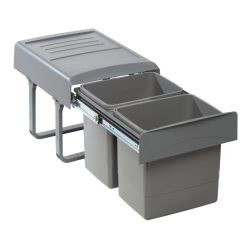Beépíthető hulladékgyűjtő - Ekotech Mega 40 2x15 liter
