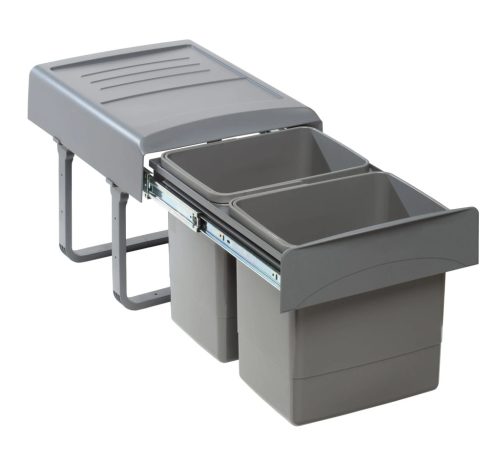 Beépíthető hulladékgyűjtő - Ekotech Mega 40 2x15 liter