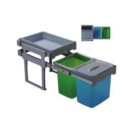    Beépíthető hulladékgyűjtő - Ekotech Tank 40 2x16 liter