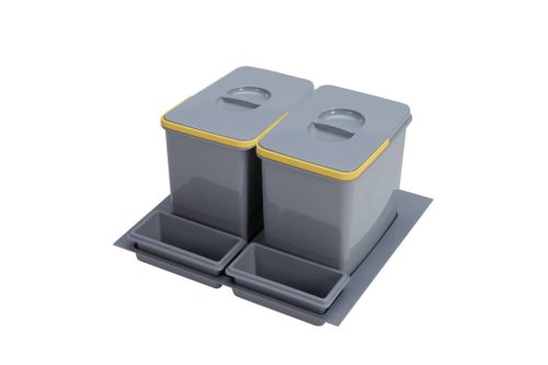 Beépíthető hulladékgyűjtő - Ekotech Practiko 600 2x15 liter