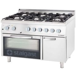   Ipari gáztűzhely - Stalgast- Kombinált légkeveréses sütővel
