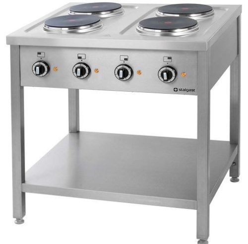Villanytűzhely - 4 főzőlapos elektromos, alul nyitott, főzősorba illeszthető