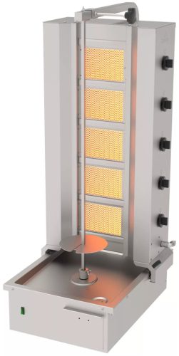 Gázüzemű Gyros sütő - alsómotoros