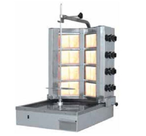 Gázüzemű Gyros sütő - 8 fűtőbetétes