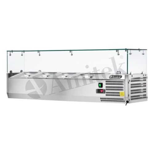 Feltéthűtő - Amitek AK12438 3xGN1/3 + 1xGN1/2