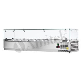 Feltéthűtő - Amitek AK15438, 5xGN1/3 + 1xGN1/2