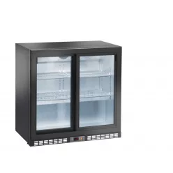 Bárhűtő - AMITEK AK201BB dupla üvegajtós