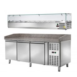   Pizzapult - AMITEK AK3602TN hűtött különálló AK20438 feltéthűtővel