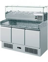 Pizzapult - AMITEK AK943PZ hűtött AK14433 különálló feltéthűtővel