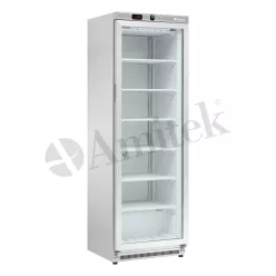   Üvegajtós fagyasztószekrény - Amitek AKM400FGSS 360 literes