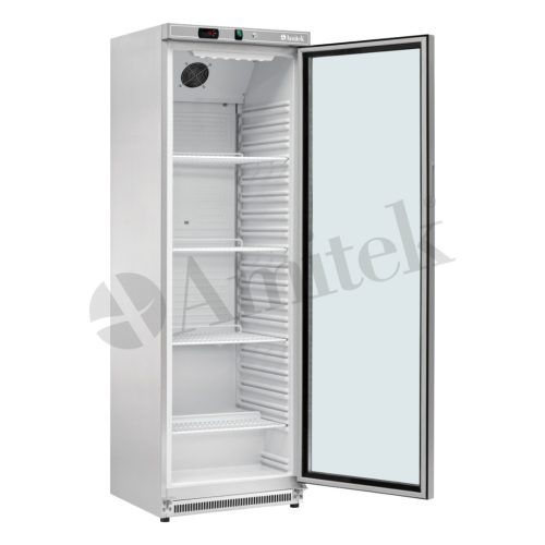 Üvegajtós hűtő - Amitek AKM400RGSS 360 literes