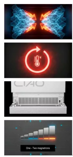Gyors sütő - Ciao CIAO1MAL3B fekete 1 magnetron