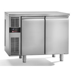   Mélyhűtött munkaasztalok - Berto's COUSM116BTP keskeny, 2 ajtós