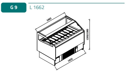 Fagylaltpult FB Ranieri Deeva G9