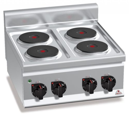 Villanytűzhely - Berto's E6P4B 2 égőfejes, elektromos