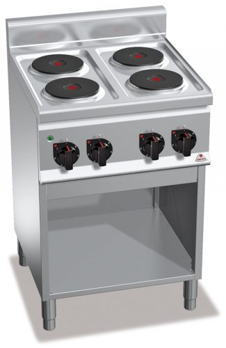 Villanytűzhely - Berto's E6P4M 4 főzőlapos, elektromos