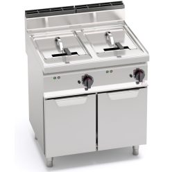   Elektromos üzemű ipari olajsütő - Berto's E7F18-8M, 18+18 literes