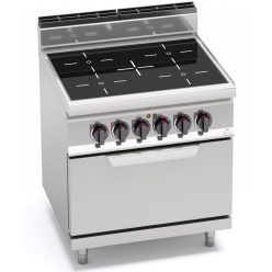   Villanytűzhely - Berto's E7P4M/VTR infravörös főzőfelülettel