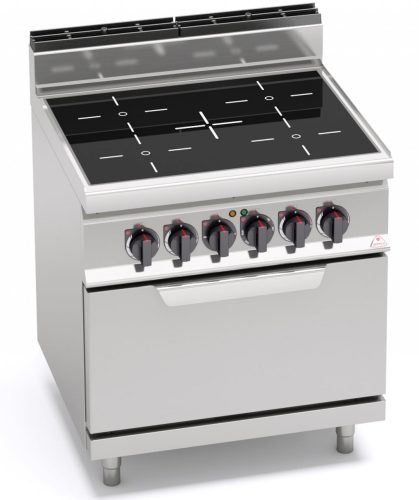 Villanytűzhely - Berto's E7P4M/VTR infravörös főzőfelülettel