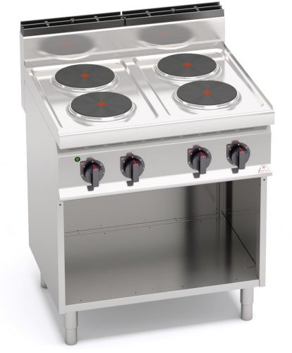 Villanytűzhely - Berto's E7P4M elektromos, 4 főzőlappal