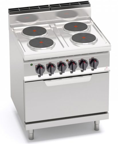 Villanytűzhely - Berto's E7P4M elektromos, 4 főzőlappal