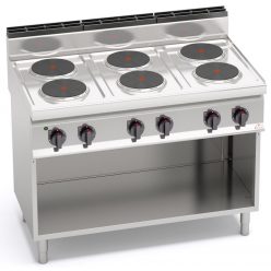   Villanytűzhely - Berto's E7P6M álló 6 főzőlapos, elektromos