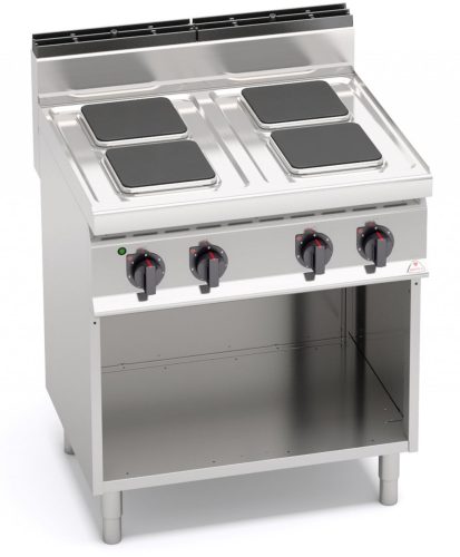 Villanytűzhely - Berto's E7PQ4M álló, elektromos, 4 főzőlappal