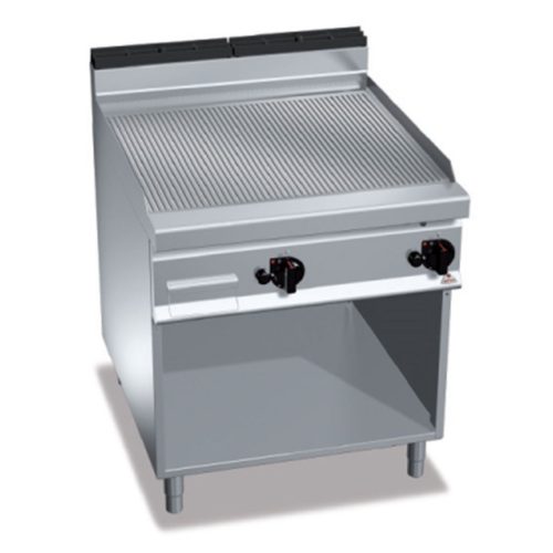 Szabadonálló rostlap - BERTO's E9FL8M-2 elektromos, sima felületű