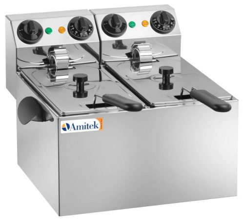 Asztali ipari olajsütő - AMITEK FC100 elektromos