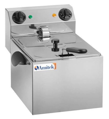 Asztali ipari olajsütő - AMITEK FE4 elektromos