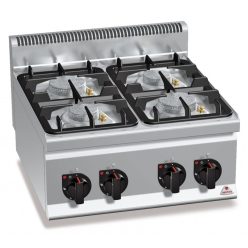 Ipari gáztűzhely - Berto's G6F4BPW 4 égőfejes 