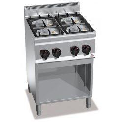   Ipari gáztűzhely - Berto's G6F4MPW álló, 4 égőfejes 