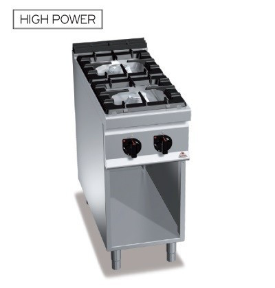 Ipari gáztűzhely - Berto's G9F2M 2 égőfejjel