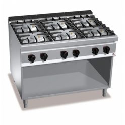 Ipari gáztűzhely - Berto's G9F6M 6 égőfejjel