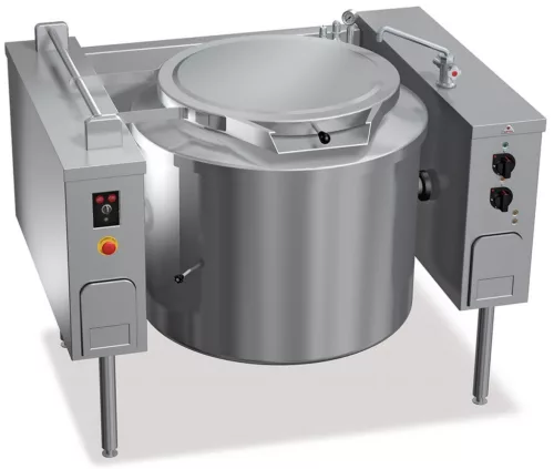 Gázüzemű főzőüst - BERTO's G9P20DR 200 literes, billenthető Prémium