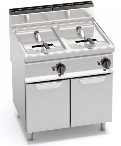 Gázüzemű olajsütő - Berto's GL18+18MI 