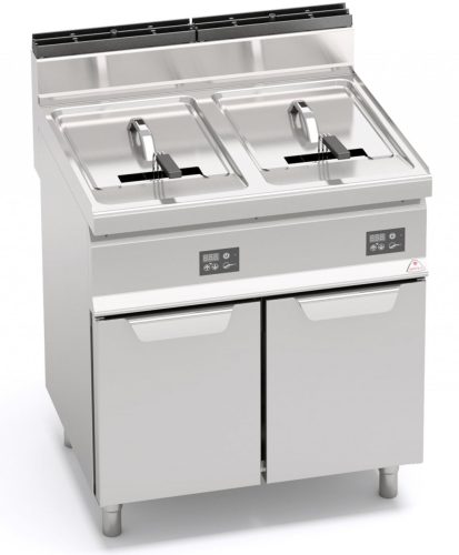 Gázüzemű olajsütő - Berto's GL18+18MI 